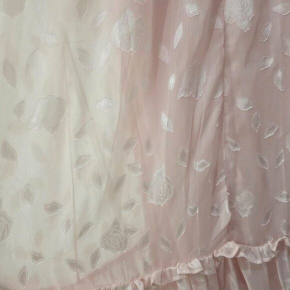 Lulus Pastel Pink Puff Sleeve Maxi Dress 1X | Romantic Vibes - Picture 16 of 16
